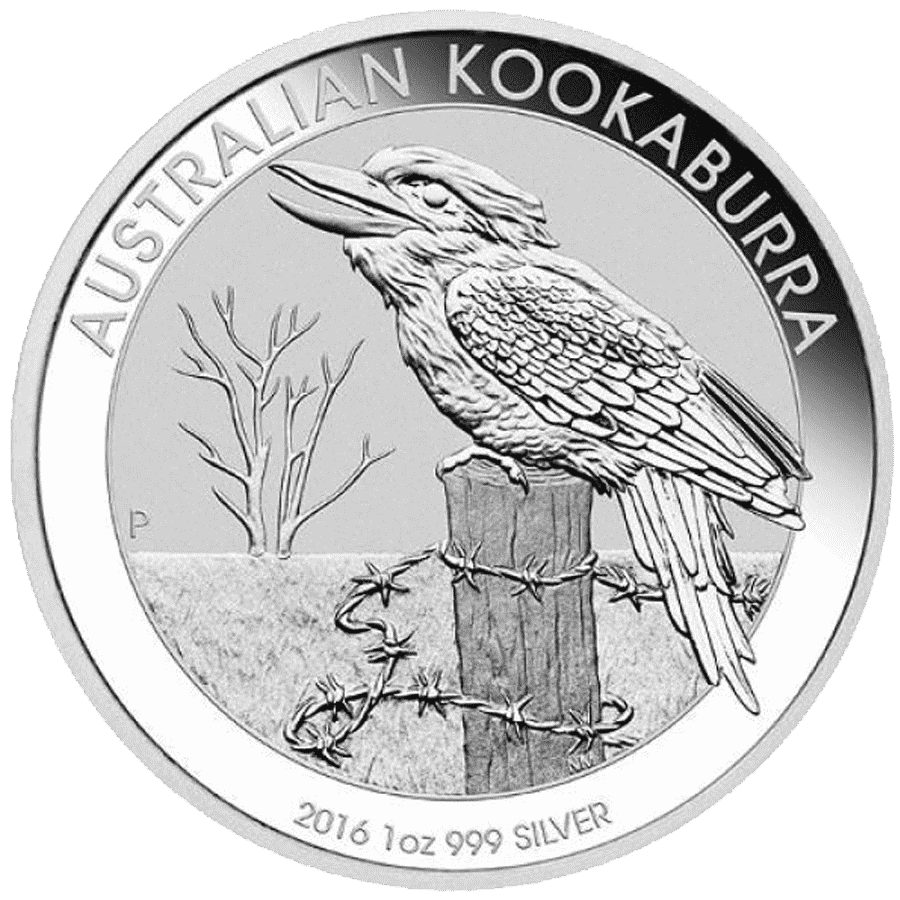 2016-2018 Perth Mint Kookaburra 1oz Silver Bullion 3-Coin Set