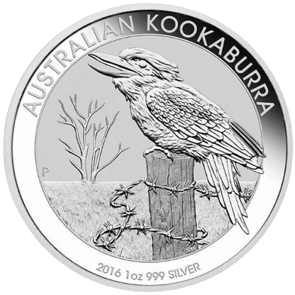 2016-2018 Perth Mint Kookaburra 1oz Silver Bullion 3-Coin Set