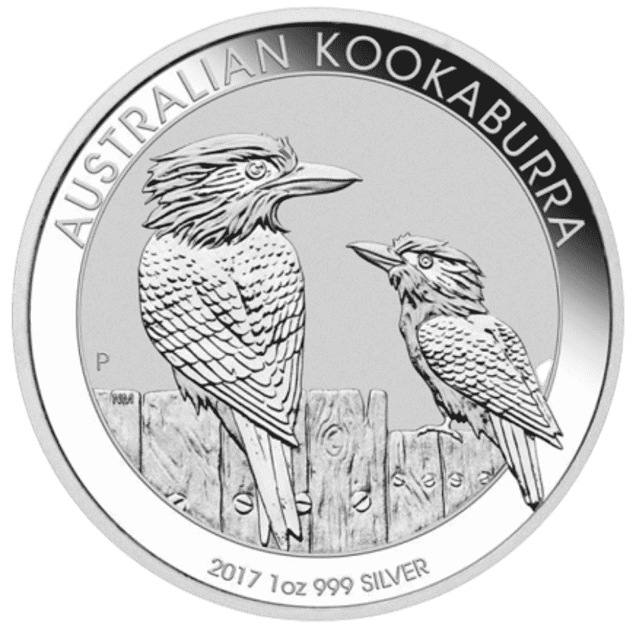 2016-2018 Perth Mint Kookaburra 1oz Silver Bullion 3-Coin Set