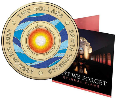 2018 RAM  $2 C-Mintmark Coloured UNC Coin