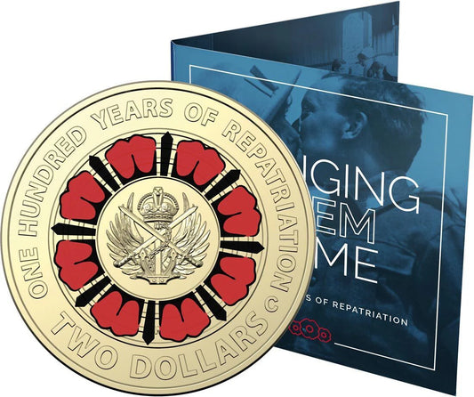 2019 RAM $2C-Mintmark Coloured UNC Coin