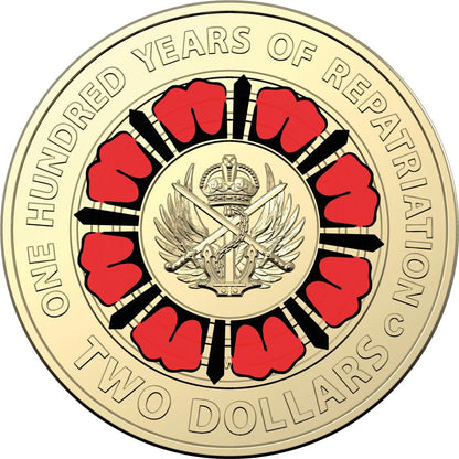 2019 RAM $2C-Mintmark Coloured UNC Coin