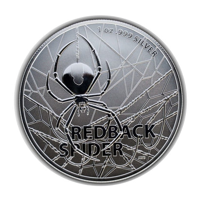 2020 BUNC $1 REDBACK SPIDER 1OZ SILVER BULLION COIN