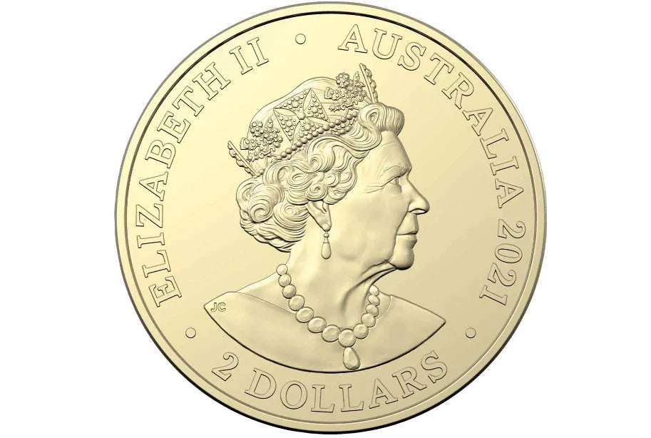 2021 RAM $2 C-Mintmark Coloured UNC Coin