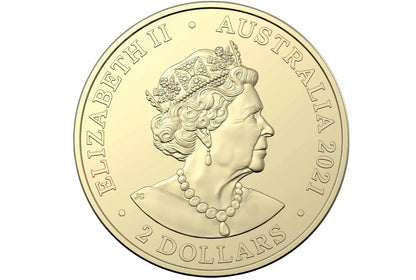 2021 RAM $2 C-Mintmark Coloured UNC Coin