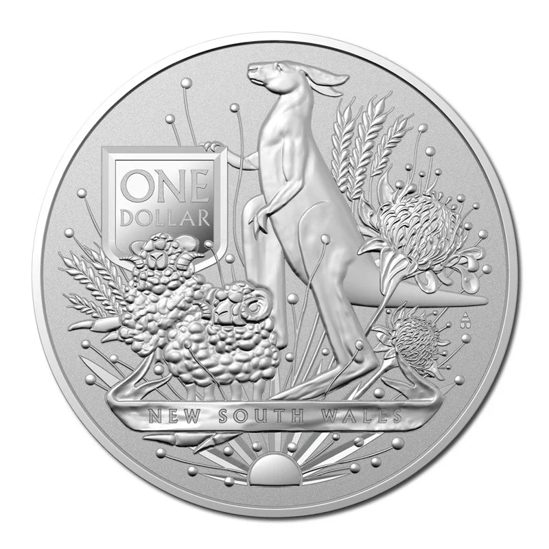 2021-2023 RAM Coat of Arms 1oz Silver UNC 3-Coin Set