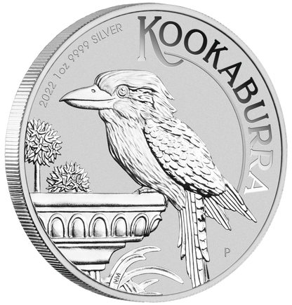 2022 Perth Mint Kookaburra 1oz Silver Coin in capsule