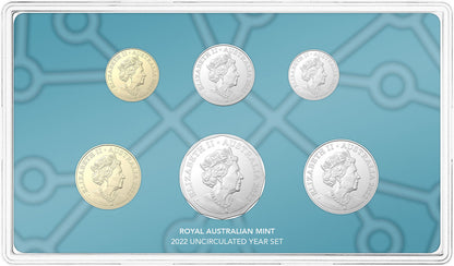 2022 RAM Frontline Workers Six-Coin Coloured UNC Year Set