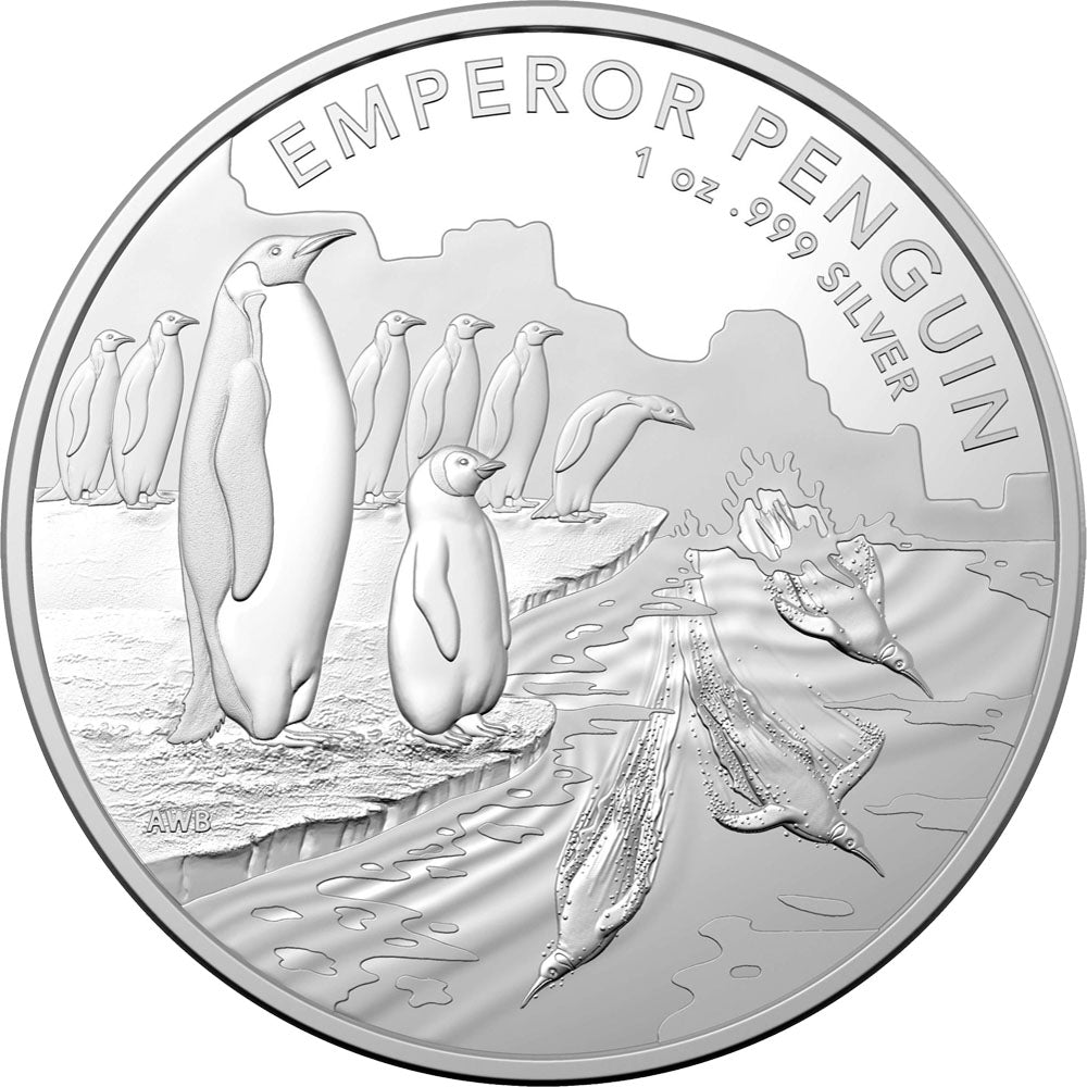 2023 RAM Penguin 1oz Silver UNC Bullion Coin