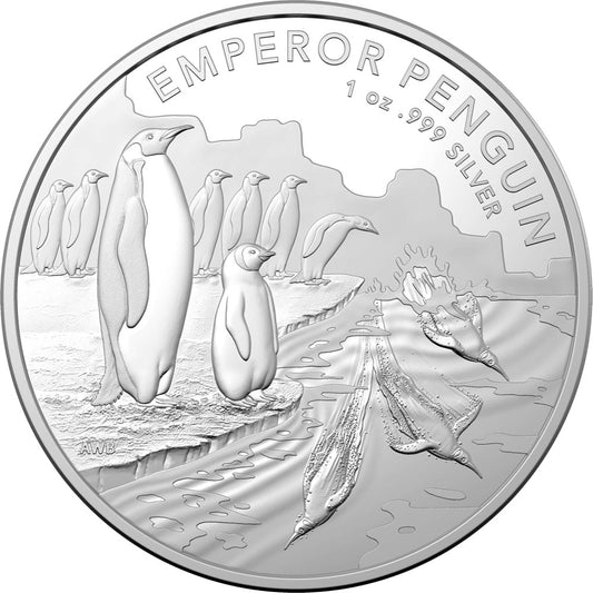 2023 RAM Penguin 1oz Silver UNC Bullion Coin