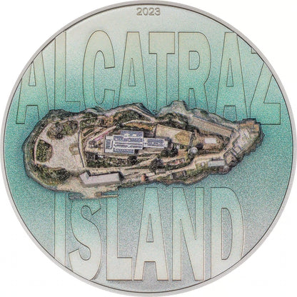 2023 CIT Alcatraz Island 3oz Silver Proof HR Coin