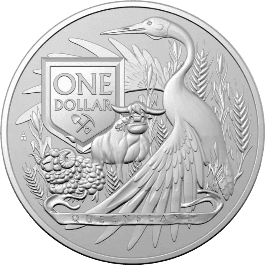 2021-2023 RAM Coat of Arms 1oz Silver UNC 3-Coin Set