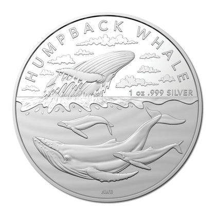 2023 RAM Humpback Whale 1oz Silver UNC Coin