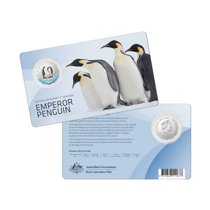 2023 RAM Penguin UNC 50c Coin On Card