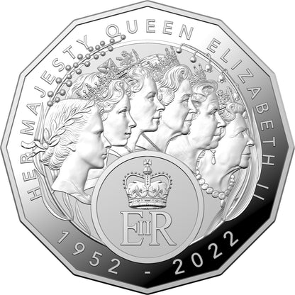 2023 RAM Queen Elizabeth II Commemoration 50c Silver Proof Coin