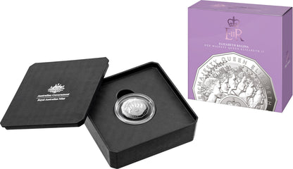 2023 RAM Queen Elizabeth II Commemoration 50c Silver Proof Coin