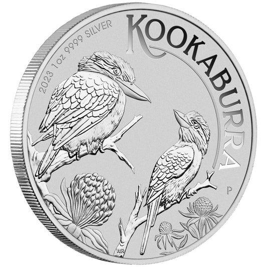 2023 Perth Mint Kookaburra 1oz Silver Coin in capsule