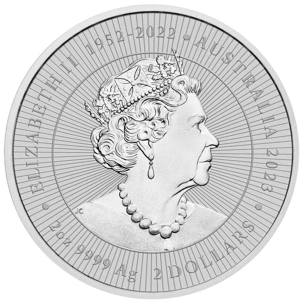 2023 Perth Mint Mother & Baby Kangaroo 2oz Silver Coin