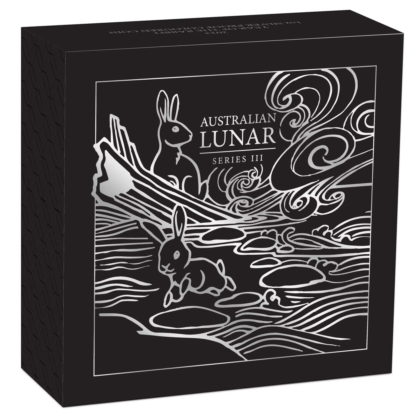 2023 Perth Mint Rabbit 1oz Silver Proof Coloured Coin