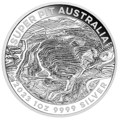 2023 Perth Mint Super Pit 1oz Silver Bullion Coin