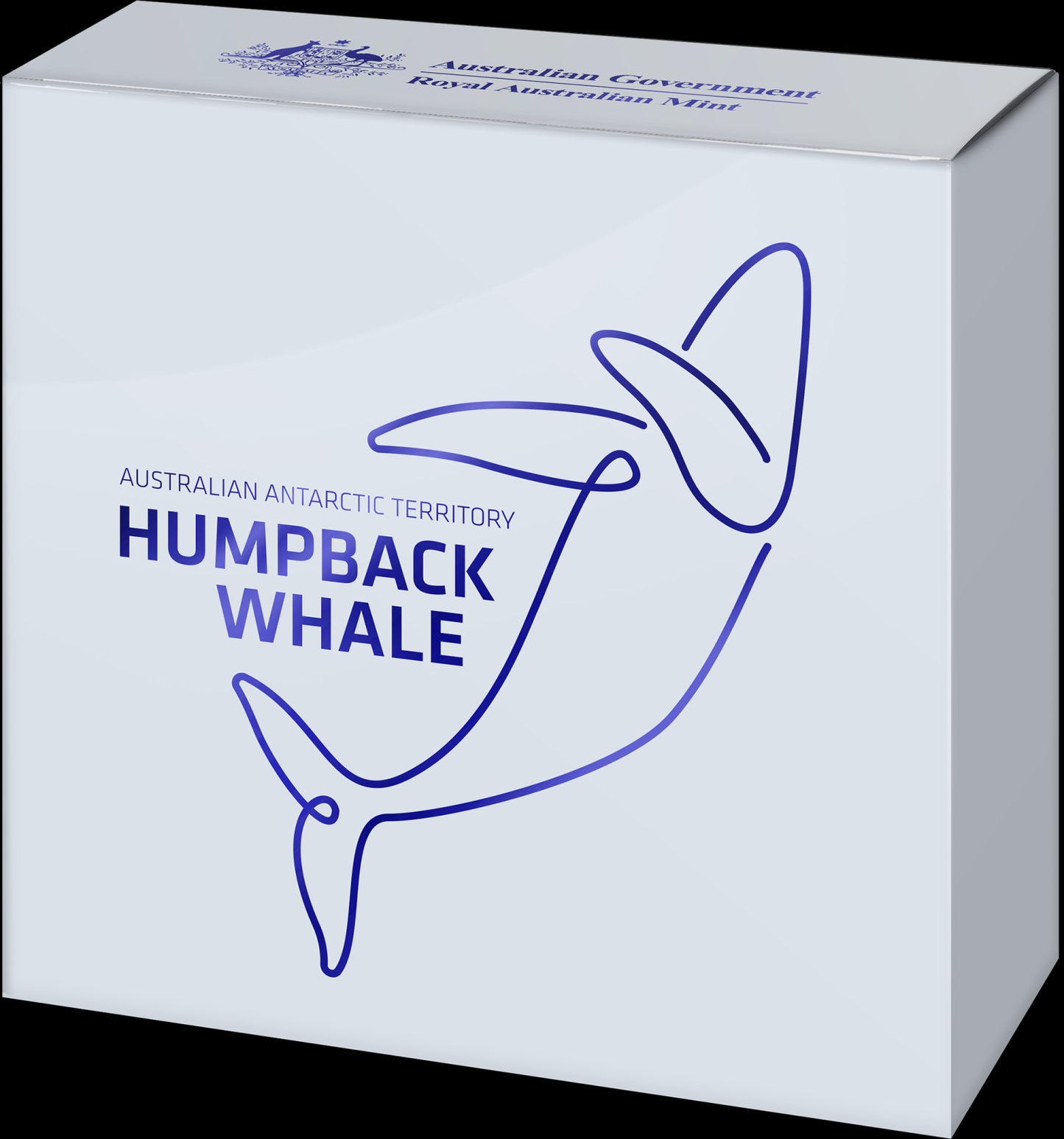 2023 RAM Humpback Whale 1oz Silver Coloured Proof Coin