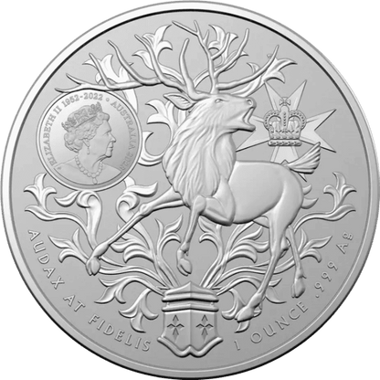 2023 RAM Queensland Coat of Arms 1oz Silver Bullion Coin