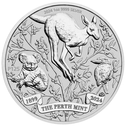 2024 Perth Mint 125th Anniversary 1oz Silver Bullion Coin