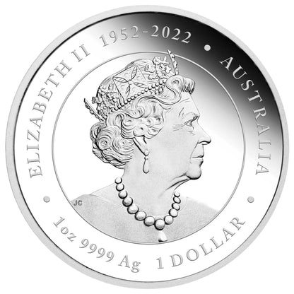 2024 Perth Mint Lunar Series III  Dragon 1oz Silver Coloured  Coin