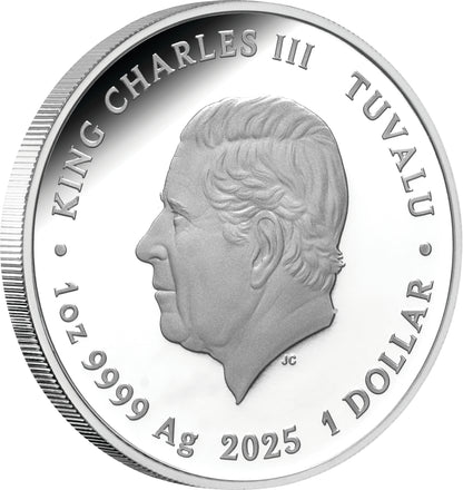 2025 Perth Mint Deadly & Dangerous Tiger Snake 1oz Silver Proof Coin