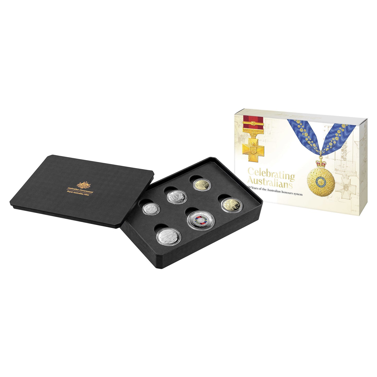 2025 RAM 50th Anniversary of the Australian Six-Coin Coloured Proof Year Set