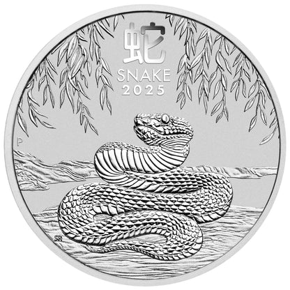2025 Perth Mint Lunar Snake 1oz Silver Bullion Coin