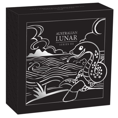 2025 Perth Mint Lunar Snake 1oz Silver Coloured Proof Coin