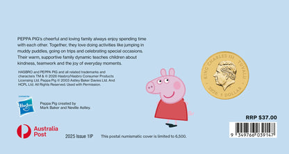 2026 Perth Mint Peppa Pig Coloured PNC & 3 Coin Set