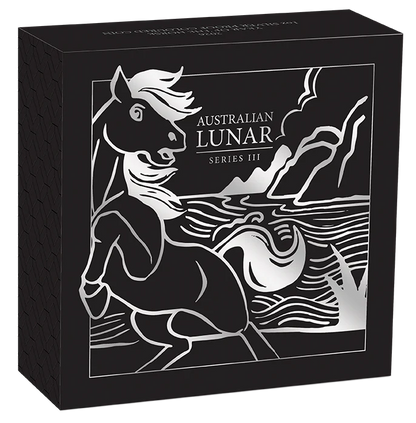 2026 Perth Mint Horse 1oz Silver Coloured Proof Coin