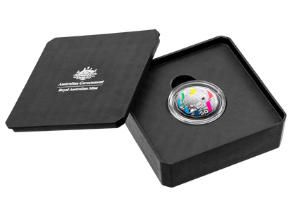 2026 RAM 70th Anniversary of TV Broadcast 50c Coloured Silver Proof Coin
