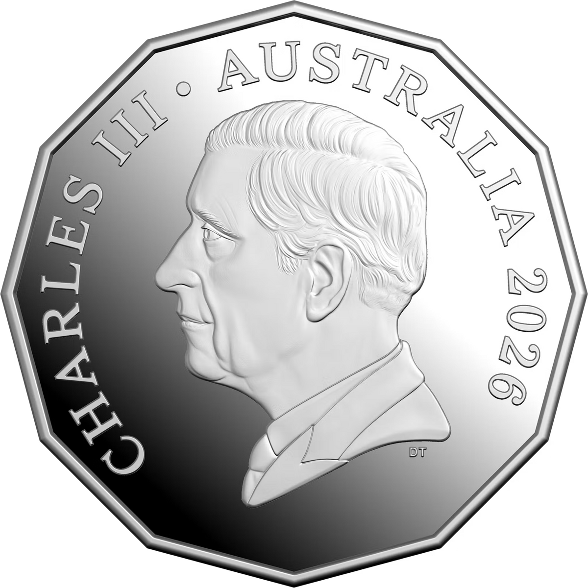 2026 RAM 70th Anniversary of TV Broadcast 50c Coloured Silver Proof Coin