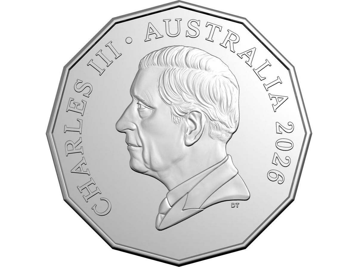 2026 RAM 70th Anniversary of TV Broadcast 50c Coloured Unc Coin