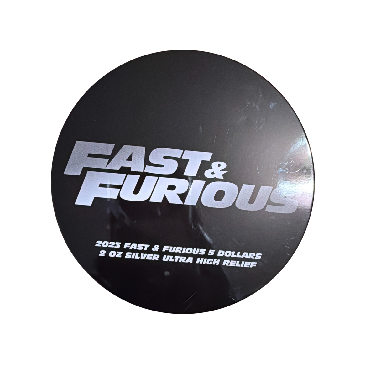 2023 Niue Fast & Furious 2oz Silver HR Antiqued Coloured Coin