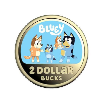 2026 RAM Bluey $2 Coloured Proof Coin