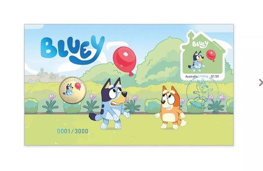 2024 Royal Australian Mint Bluey Limited Edition Coloured PNC