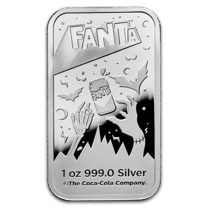 2026 PAMP Fanta Halloween 1oz Silver Coloured Proof Bar