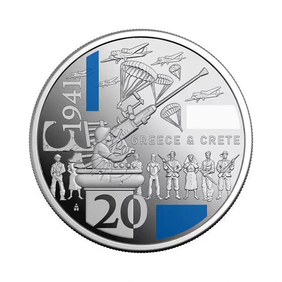 2026 RAM Service Amid Strife 1941 20c Silver Proof Three-Coin Set