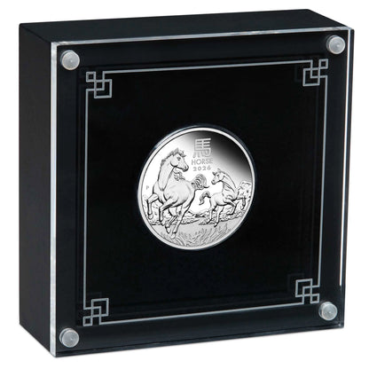 2026 Perth Mint Lunar Year of the Horse 1/2oz Silver Proof Coin.