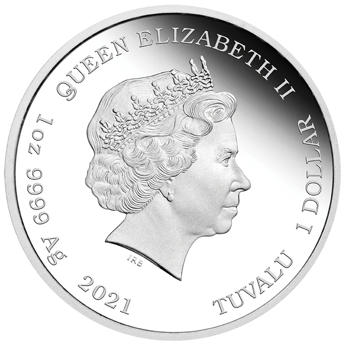 2021 Perth Mint James Bond Diamonds Forever 1oz Silver Proof  Coin