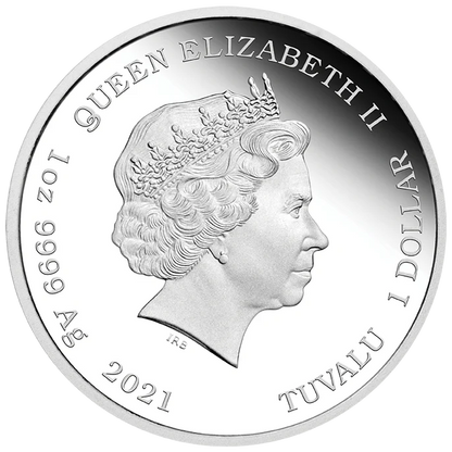 2021 Perth Mint James Bond Diamonds Forever 1oz Silver Proof  Coin