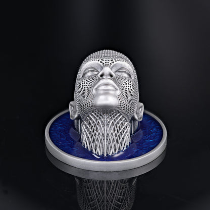 2026 Niue Wireframe Art Lady Waterfall 2oz Silver Antiqued Coin Pre order