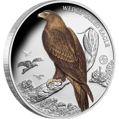 2025 Niue Birds Wedge tailed Eagle 1oz Silver Proof Coin