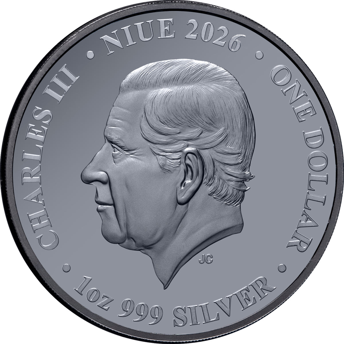 2026 Niue Australia at Night Greater Bilby 1oz Silver Black Proof Coin