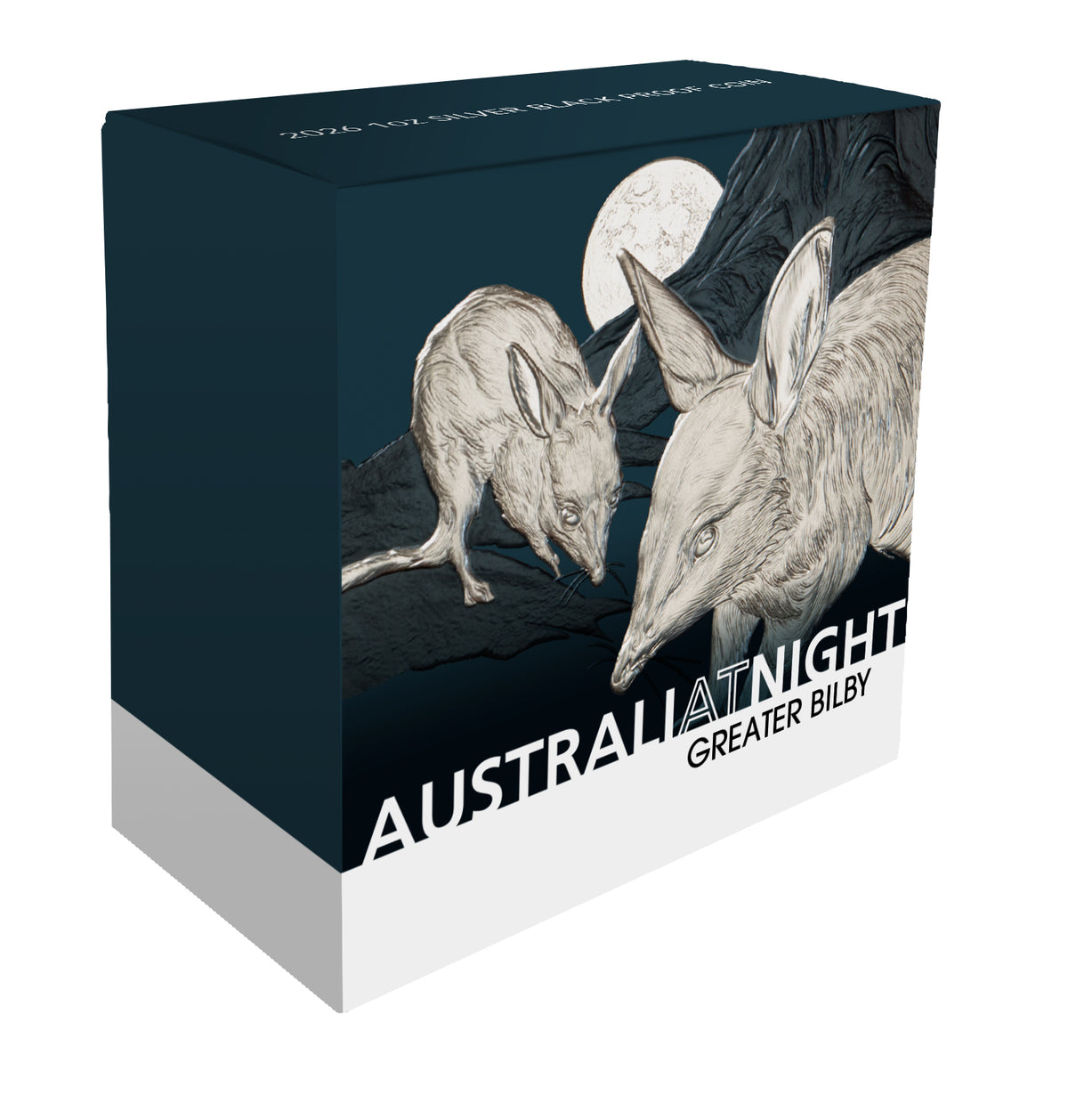 2026 Niue Australia at Night Greater Bilby 1oz Silver Black Proof Coin