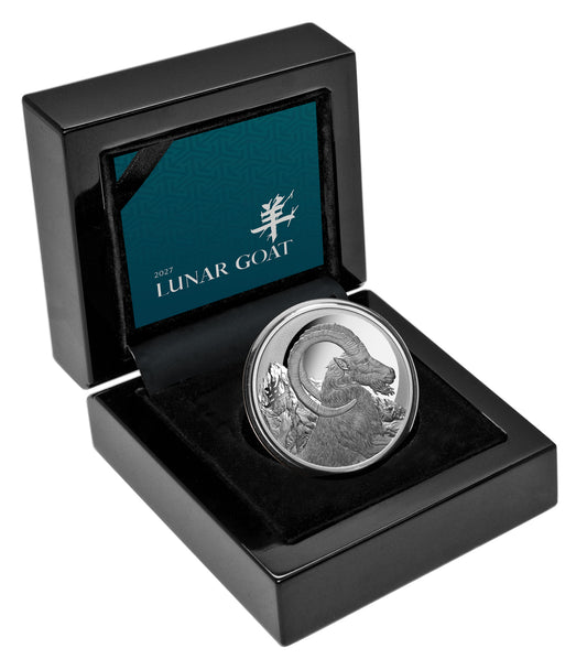 2027 Niue Lunar Year of the Goat 1oz Silver Proof Coin